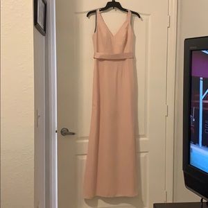 Long pink dress